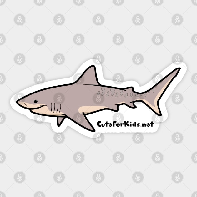 CuteForKids - Tiger Shark - Branded Sticker by VirtualSG